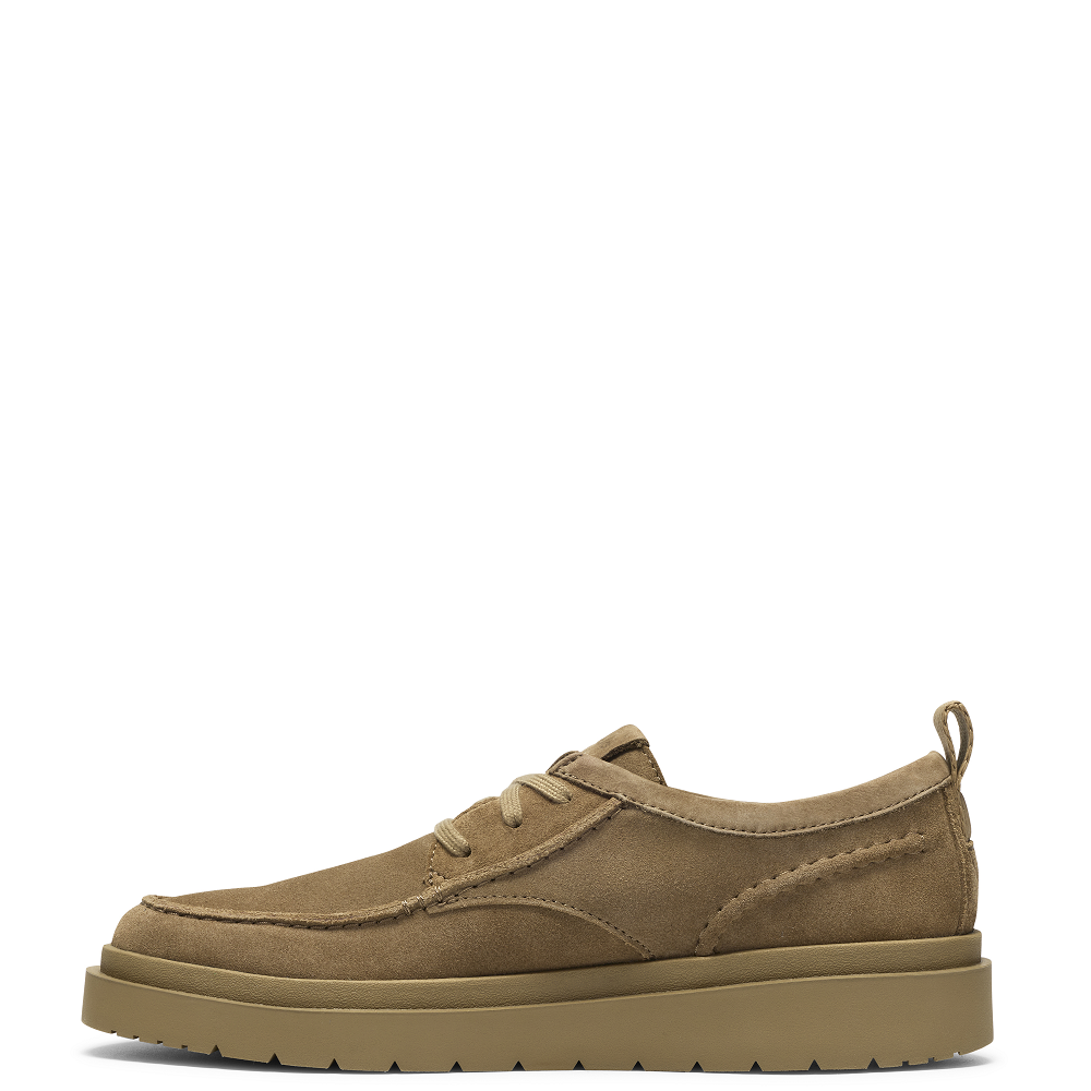 CLARKS</br>Clarks POLDEN MOC Ανδρικά Δετά Παπούτσια Μπεζ Suede