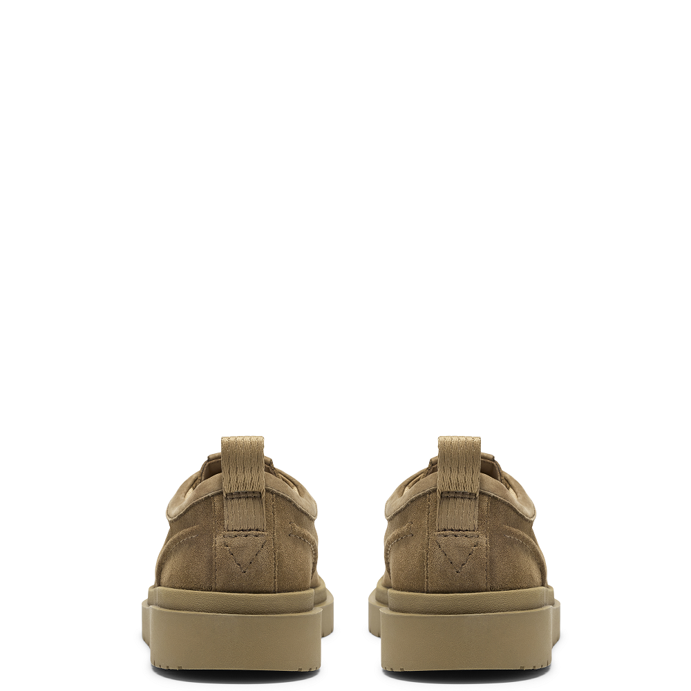 CLARKS</br>Clarks POLDEN MOC Ανδρικά Δετά Παπούτσια Μπεζ Suede