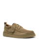 CLARKS</br>Clarks POLDEN MOC Ανδρικά Δετά Παπούτσια Μπεζ Suede