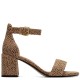 CLARKS</br>Clarks EZORIA MAE Γυναικεία Πέδιλα Μπεζ Animal Suede