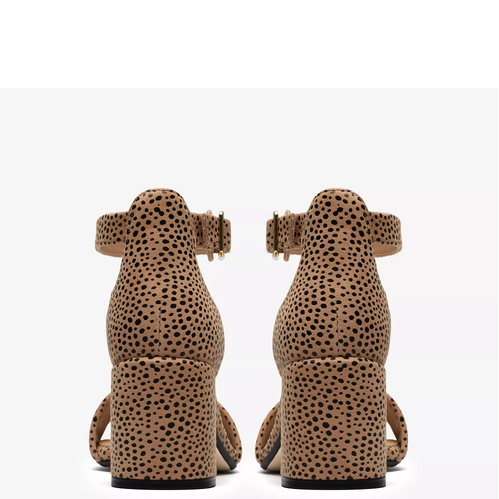 CLARKS</br>Clarks EZORIA MAE Γυναικεία Πέδιλα Μπεζ Animal Suede