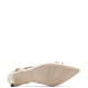 CLARKS</br>Clarks ZAREY BOW Γυναικεία Slingback Εκρού Δέρμα