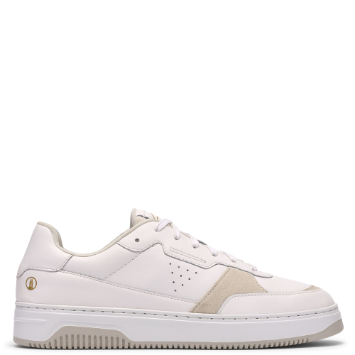 Clarks BOSTOCK LACE Ανδρικά Sneakers Λευκό Δέρμα