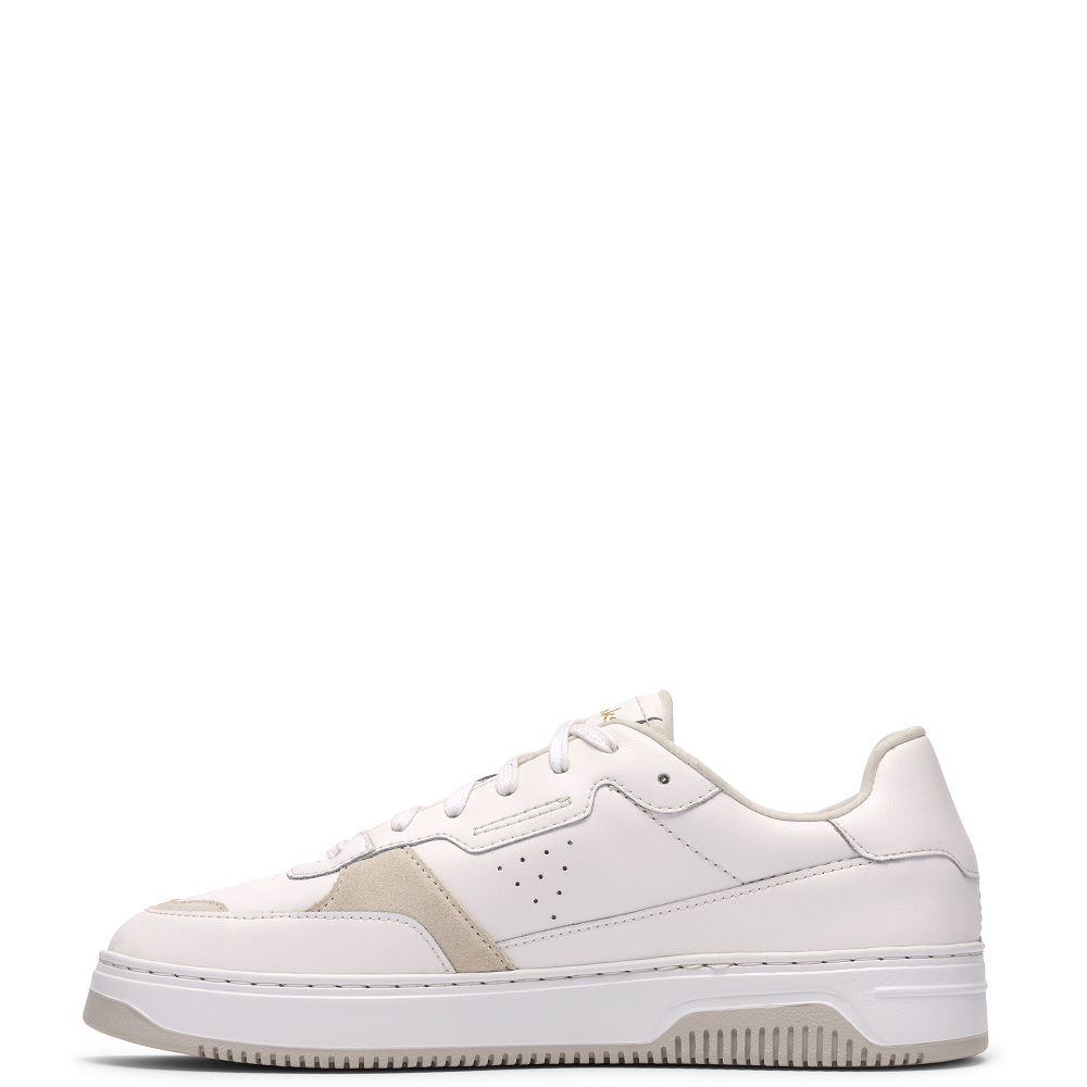 CLARKS</br>Clarks BOSTOCK LACE Ανδρικά Sneakers Λευκό Δέρμα