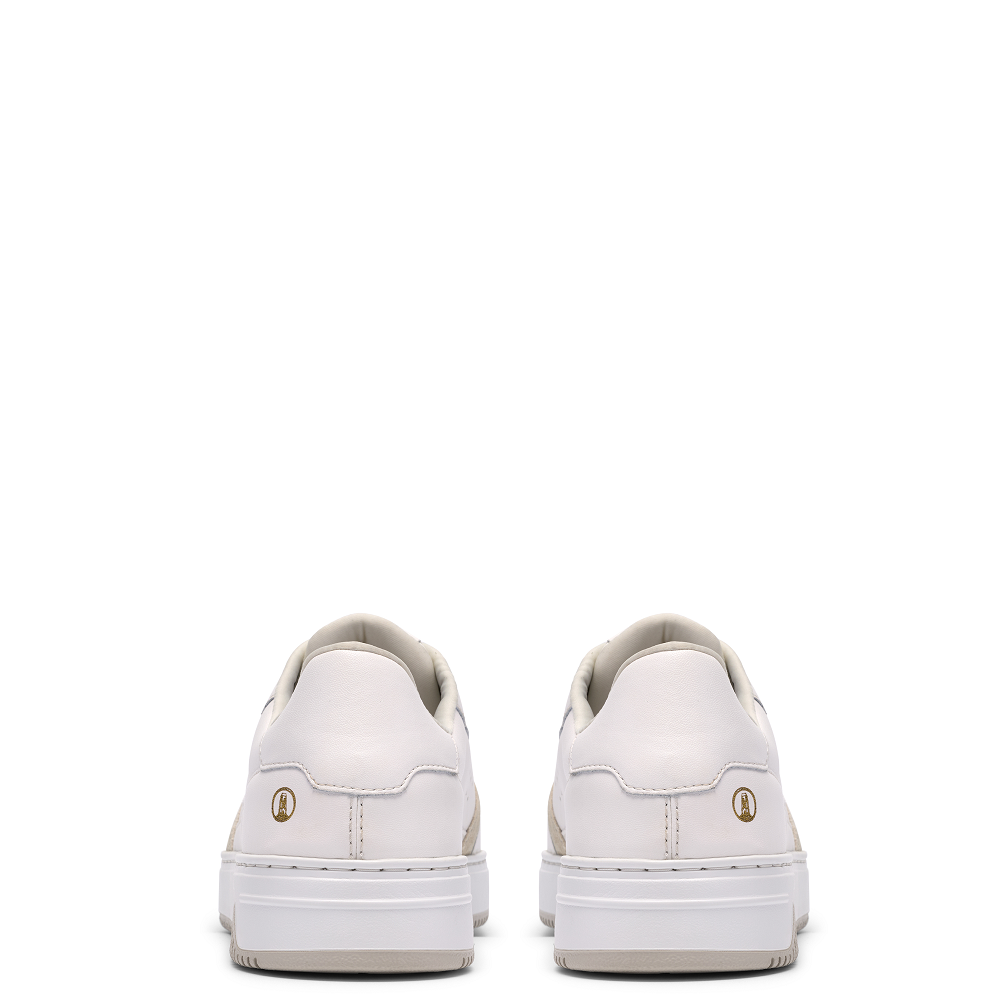 CLARKS</br>Clarks BOSTOCK LACE Ανδρικά Sneakers Λευκό Δέρμα