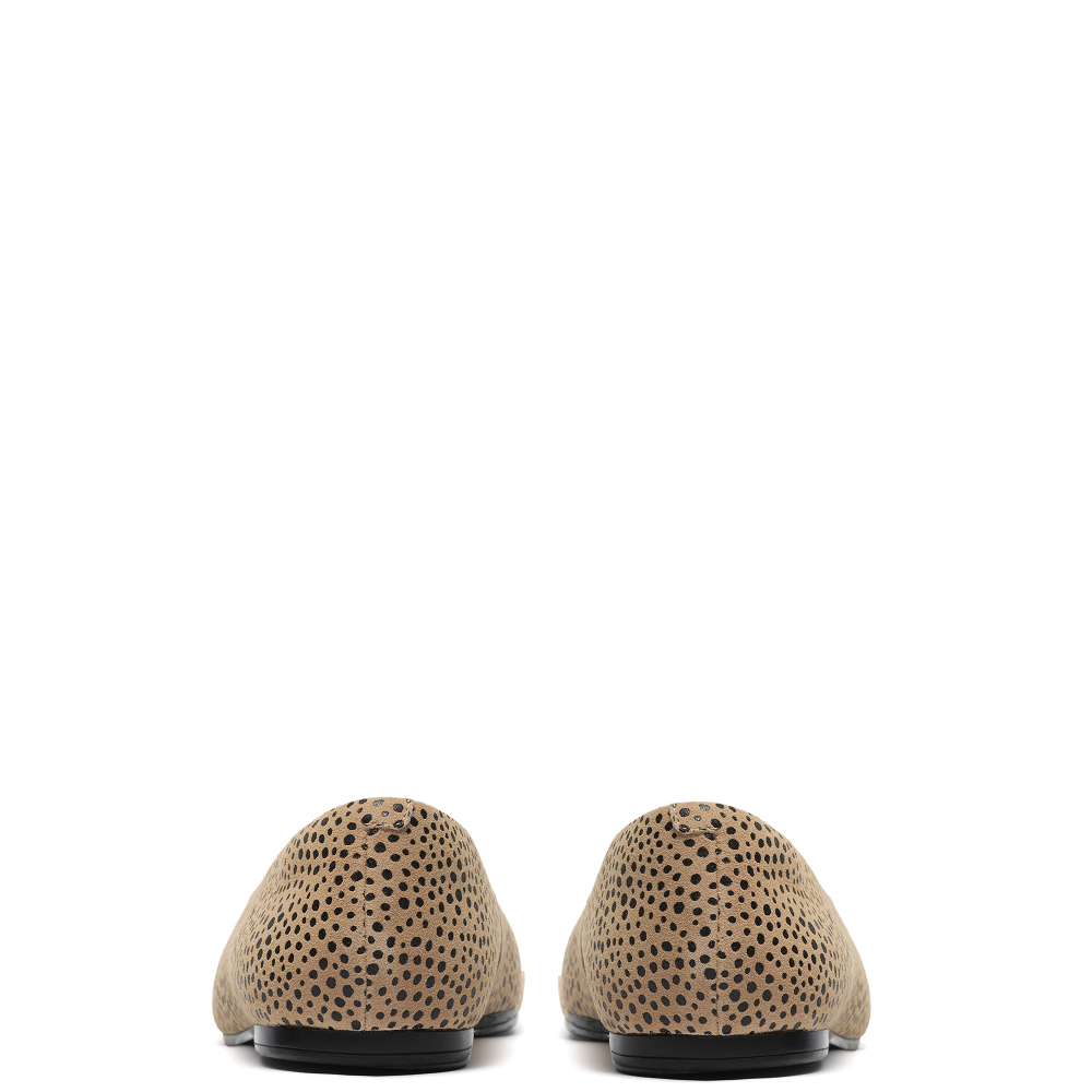 CLARKS</br>Clarks LIVIA LILY Γυναικείες Μπαλαρίνες Μπεζ Animal Suede