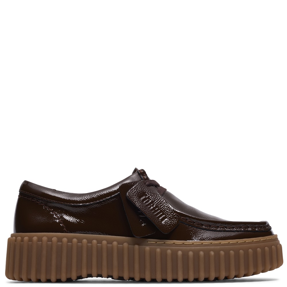 CLARKS</br>Clarks TORHILL BEE Γυναικεία Casual Παπούτσια Καφέ Λουστρίνι CLARKS</br>Clarks TORHILL BEE Γυναικεία Casual Παπούτσια Καφέ Λουστρίνι