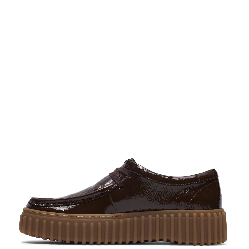 CLARKS</br>Clarks TORHILL BEE Γυναικεία Casual Παπούτσια Καφέ Λουστρίνι CLARKS</br>Clarks TORHILL BEE Γυναικεία Casual Παπούτσια Καφέ Λουστρίνι