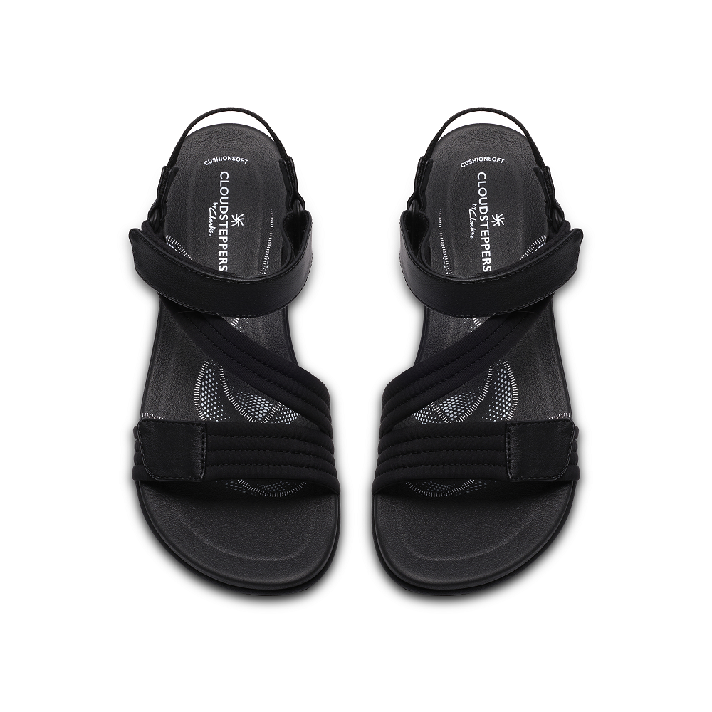 CLARKS</br>Clarks BRINKLEY RAE SUN Γυναικεία Σανδάλια Μαύρο