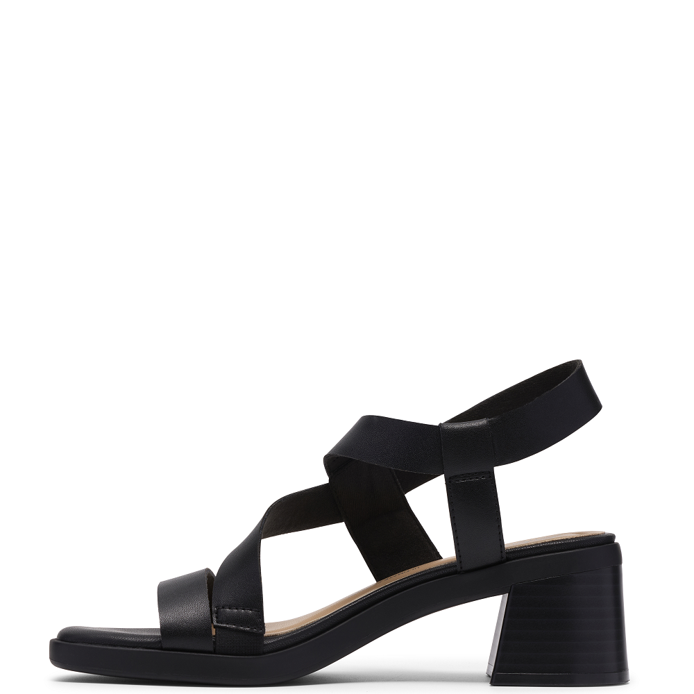 CLARKS</br>Clarks  JAYLAN SOL Γυναικεία Πέδιλα Μαύρο Δέρμα