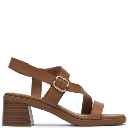 CLARKS</br>Clarks JAYLAN SOL Γυναικεία Πέδιλα Ταμπά Δέρμα