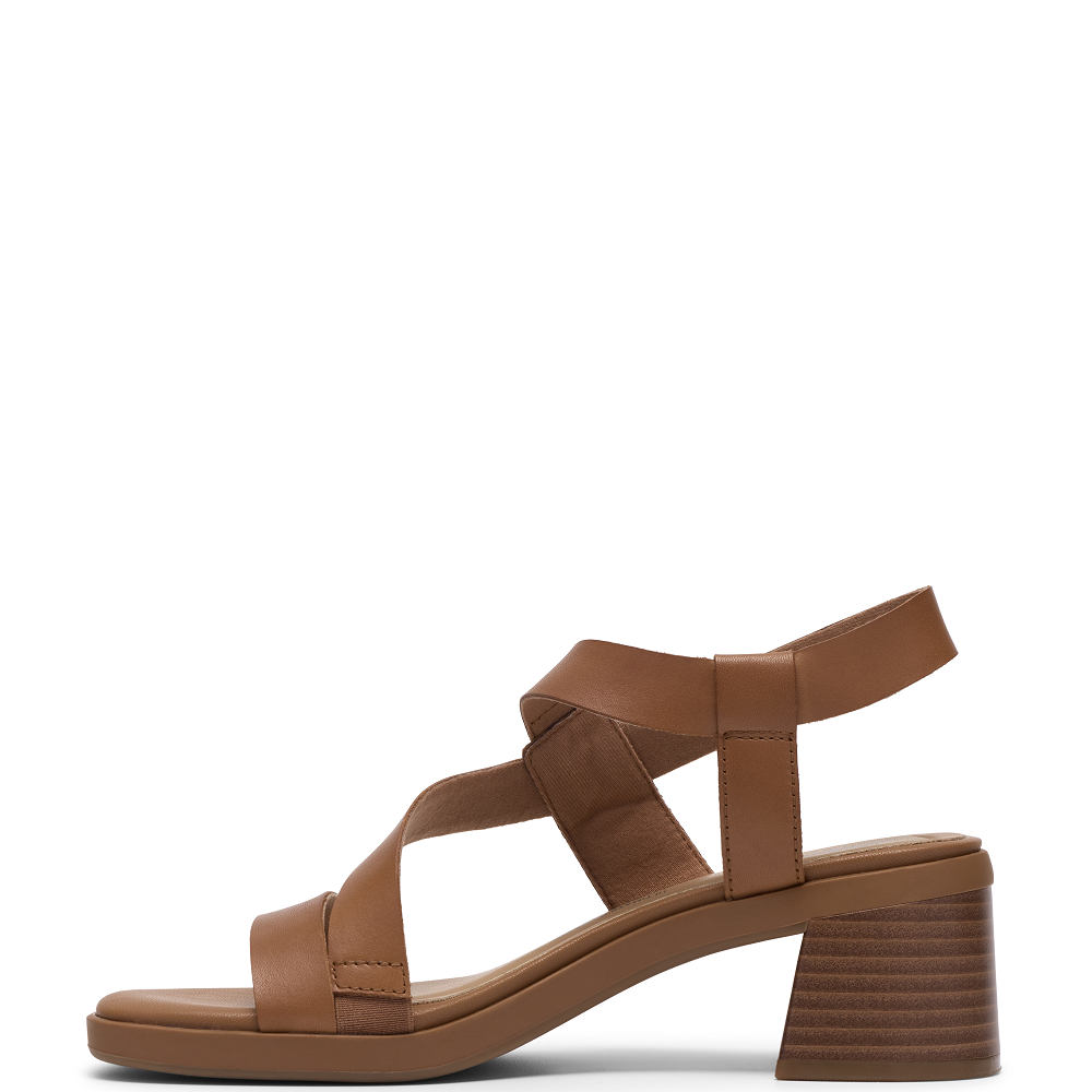 CLARKS</br>Clarks JAYLAN SOL Γυναικεία Πέδιλα Ταμπά Δέρμα