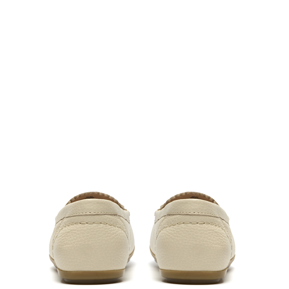 CLARKS</br>Clarks ELLIOTTE SAIL Γυναικεία Μοκασίνια Εκρού Δέρμα