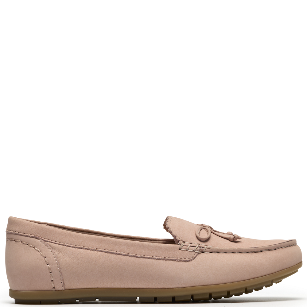 CLARKS</br>Clarks ELLIOTTE SAIL Γυναικεία Μοκασίνια Ροζ Nubuck