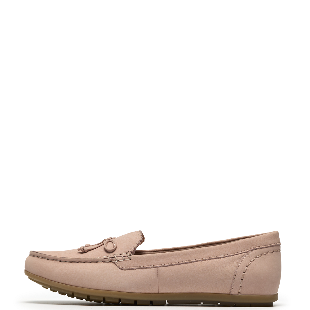 CLARKS</br>Clarks ELLIOTTE SAIL Γυναικεία Μοκασίνια Ροζ Nubuck