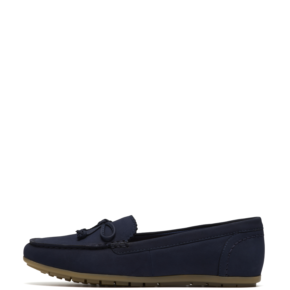 CLARKS</br>Clarks ELLIOTTE SAIL Γυναικεία Μοκασίνια Μπλε Nubuck