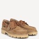 CLARKS</br>Clarks CLEYHILL BOAT Γυναικεία Boat-shoes/Ιστιοπλοϊκά Μπεζ Suede