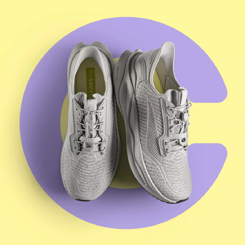 CLARKS</br>Clarks PACE RISE Ανδρικά Sneakers Γκρι