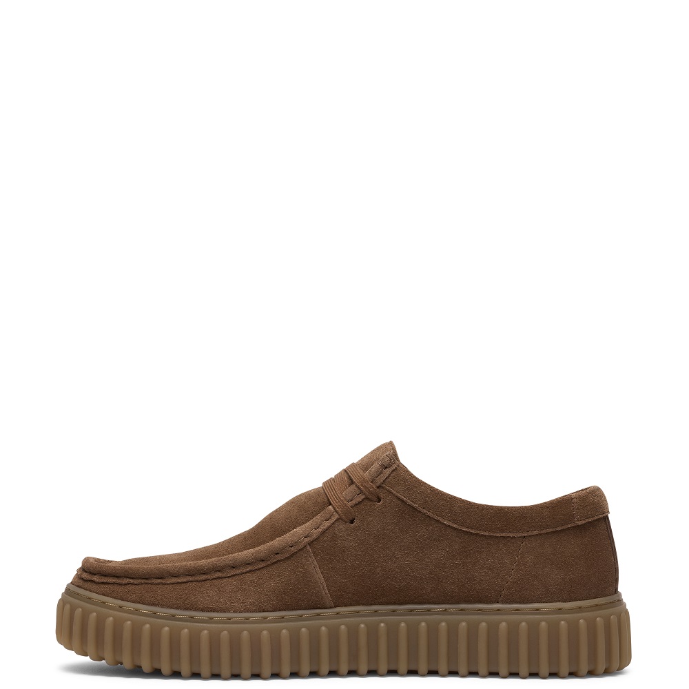CLARKS</br>Clarks TORHILL LO Ανδρικά Δετά Παπούτσια Πούρο Suede