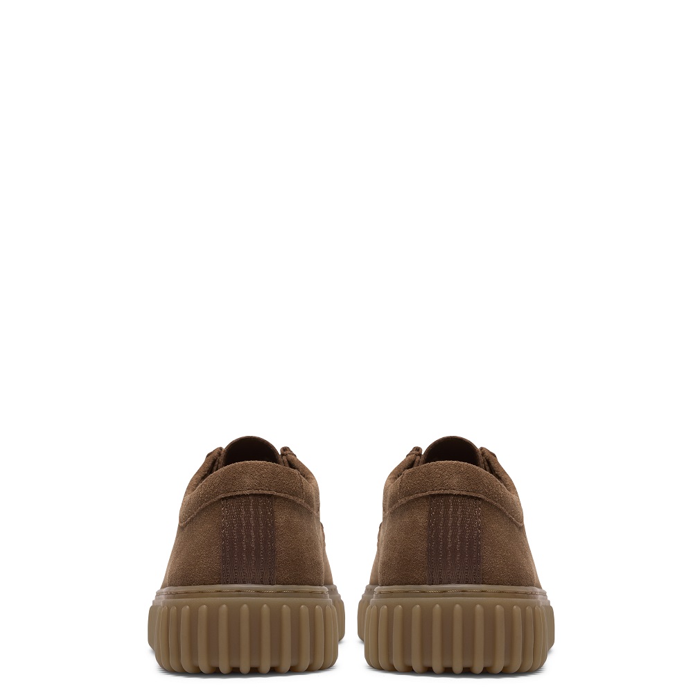 CLARKS</br>Clarks TORHILL LO Ανδρικά Δετά Παπούτσια Πούρο Suede
