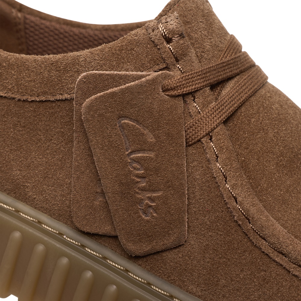 CLARKS</br>Clarks TORHILL LO Ανδρικά Δετά Παπούτσια Πούρο Suede