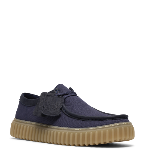 Clarks TORHILL LO Ανδρικά Δετά Παπούτσια Μπλε Canvas Clarks TORHILL LO Ανδρικά Δετά Παπούτσια Μπλε Canvas