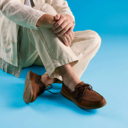 CLARKS</br>Clarks FLEXWAY 2EYE Ανδρικά Boat-shoes/Ιστιοπλοϊκά Καφέ Nubuck Δέρμα