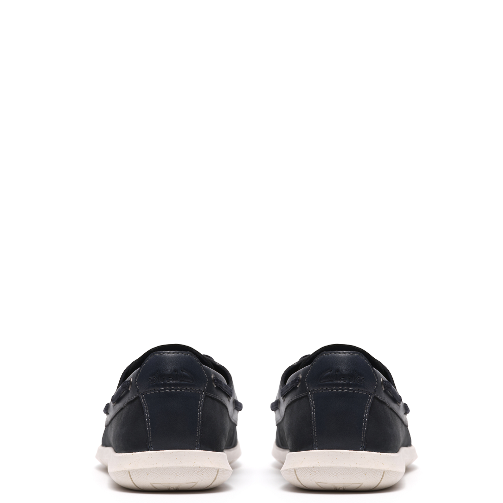 CLARKS</br>Clarks FLEXWAY 2EYE Ανδρικά Boat-shoes/Ιστιοπλοϊκά Μπλε Nubuck Δέρμα
