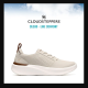 CLARKS</br>Clarks SOLEVANA STYLE Ανδρικά Sneakers Εκρού/Off White Nubuck Δέρμα