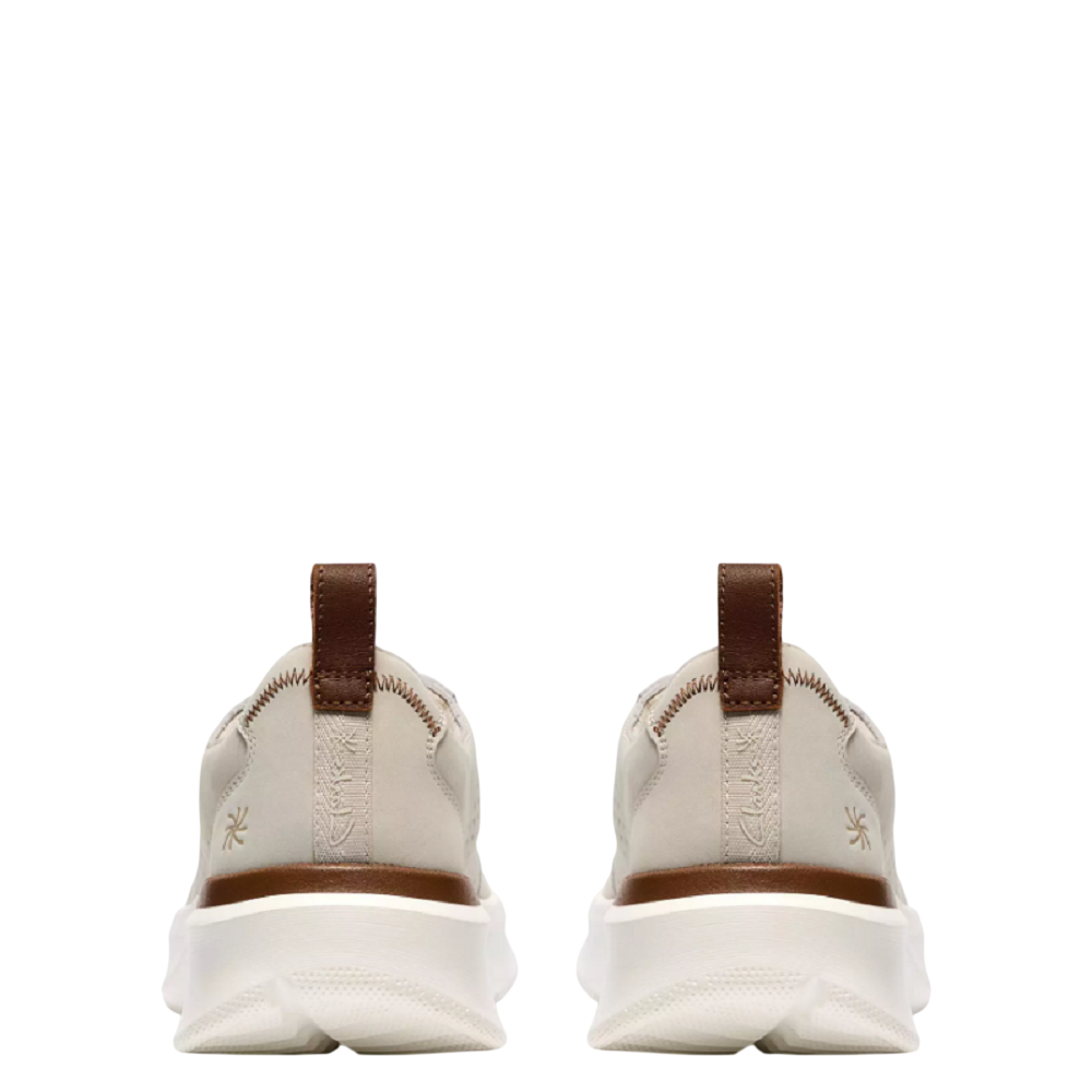 CLARKS</br>Clarks SOLEVANA STYLE Ανδρικά Sneakers Εκρού/Off White Nubuck Δέρμα