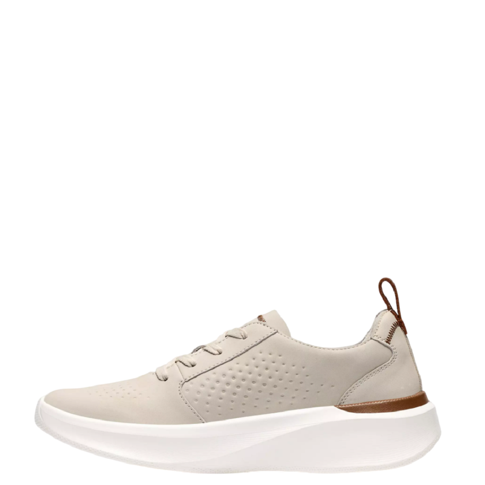 CLARKS</br>Clarks SOLEVANA STYLE Ανδρικά Sneakers Εκρού/Off White Nubuck Δέρμα
