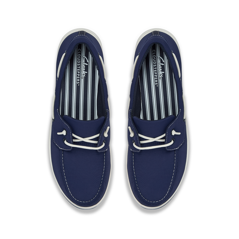 CLARKS</br>Clarks BRINKLEY EDGE BOAT Γυναικεία Boat-shoes/Ιστιοπλοϊκά Μπλε