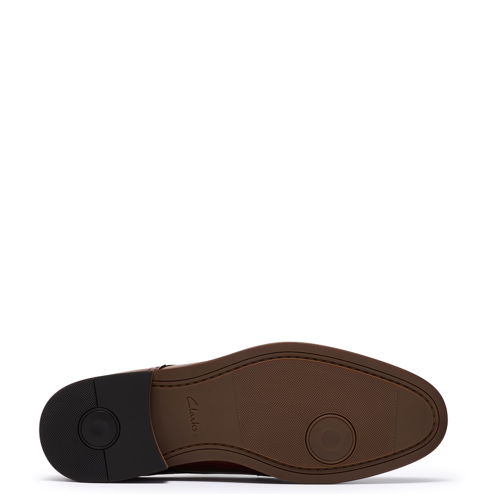 CLARKS</br>Clarks BOWBURN LACE Ανδρικά Δετά Παπούτσια Ταμπά Δέρμα CLARKS</br>Clarks BOWBURN LACE Ανδρικά Δετά Παπούτσια Ταμπά Δέρμα