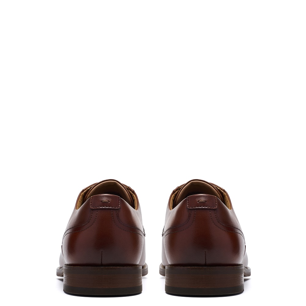 CLARKS</br>Clarks BOWBURN LACE Ανδρικά Δετά Παπούτσια Ταμπά Δέρμα CLARKS</br>Clarks BOWBURN LACE Ανδρικά Δετά Παπούτσια Ταμπά Δέρμα