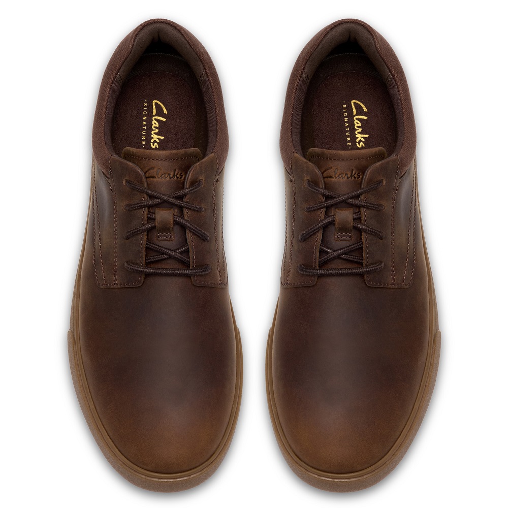 CLARKS</br>Clarks LYDFORD LO Ανδρικά Δετά Παπούτσια Καφέ Δέρμα CLARKS</br>Clarks LYDFORD LO Ανδρικά Δετά Παπούτσια Καφέ Δέρμα