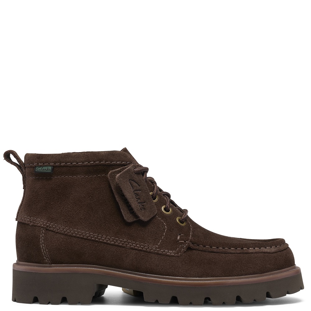 CLARKS</br>Clarks CLEYHILL HI Ανδρικά Μποτάκια Καφέ Suede CLARKS</br>Clarks CLEYHILL HI Ανδρικά Μποτάκια Καφέ Suede
