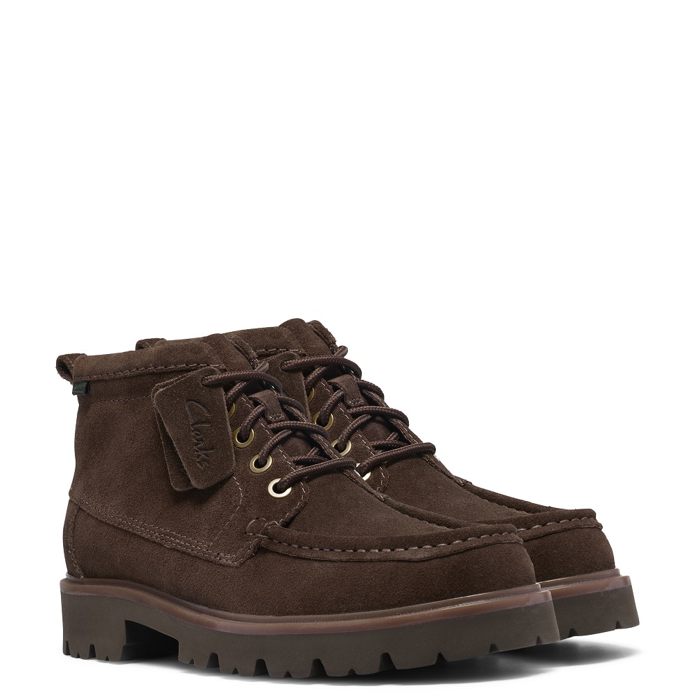 CLARKS</br>Clarks CLEYHILL HI Ανδρικά Μποτάκια Καφέ Suede CLARKS</br>Clarks CLEYHILL HI Ανδρικά Μποτάκια Καφέ Suede