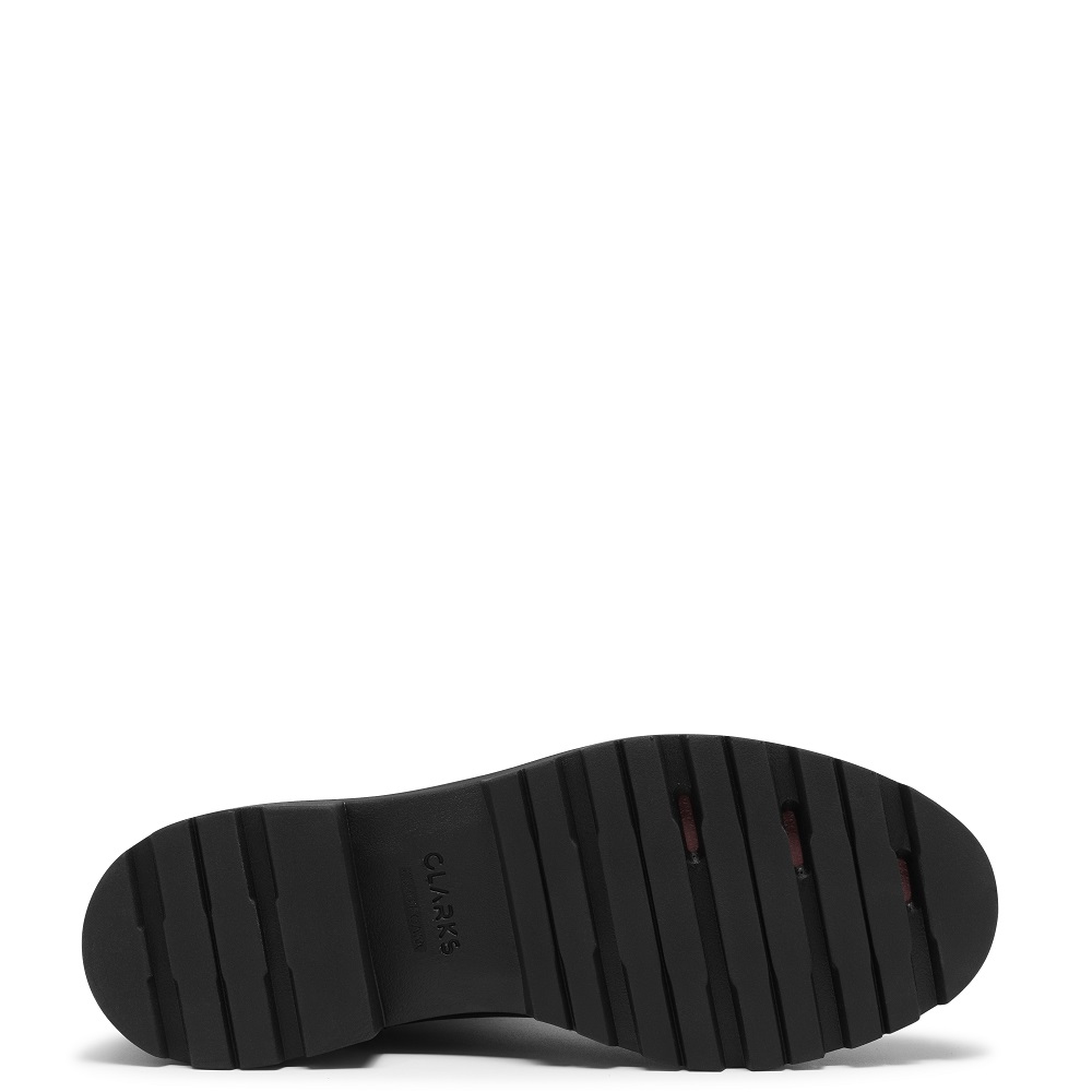 CLARKS</br>Clarks CODE L BAY Γυναικεία Μποτάκια Μαύρο Δέρμα CLARKS</br>Clarks CODE L BAY Γυναικεία Μποτάκια Μαύρο Δέρμα