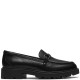 CLARKS</br>Clarks CODE L STEP Γυναικεία Μοκασίνια Μαύρο Δέρμα CLARKS</br>Clarks CODE L STEP Γυναικεία Μοκασίνια Μαύρο Δέρμα