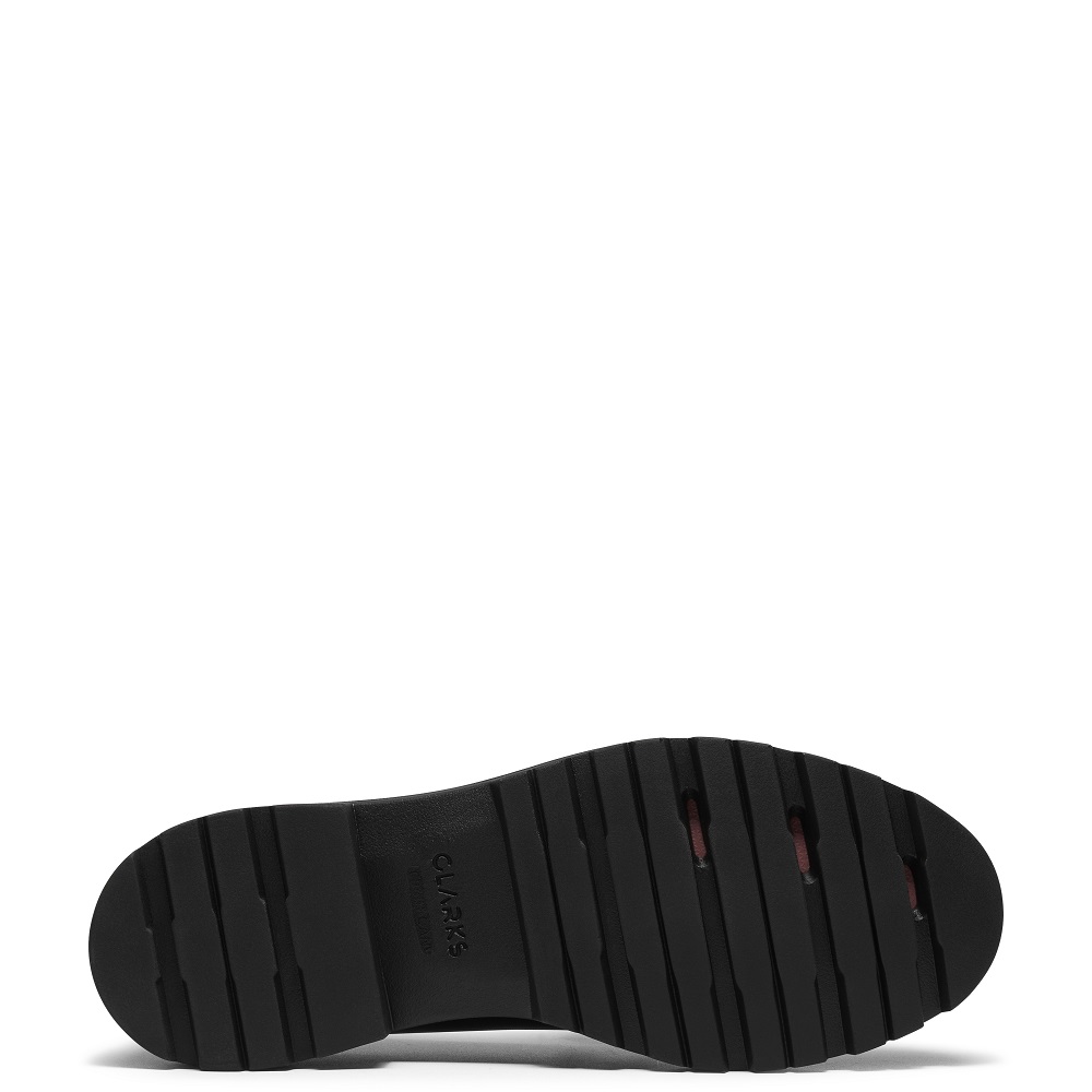 CLARKS</br>Clarks CODE L STEP Γυναικεία Μοκασίνια Μαύρο Δέρμα CLARKS</br>Clarks CODE L STEP Γυναικεία Μοκασίνια Μαύρο Δέρμα