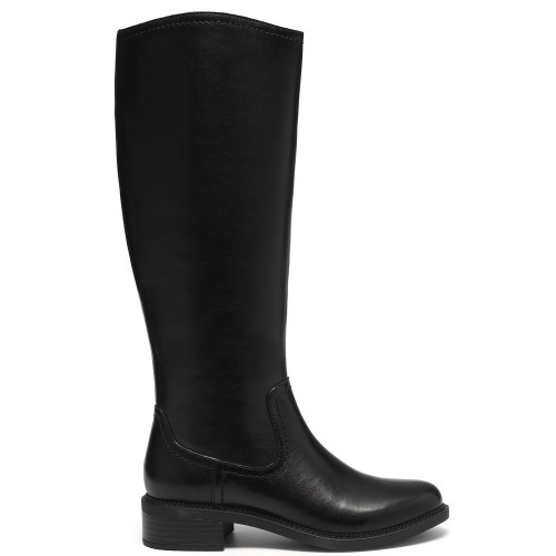 Clarks MAYE RIDE Γυναικείες Μπότες Μαύρο Δέρμα
