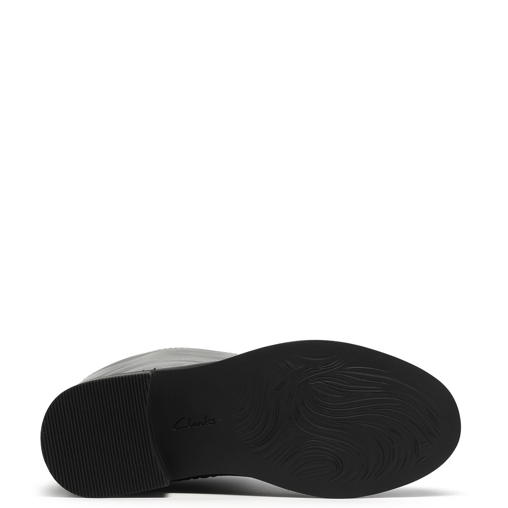 CLARKS</br>Clarks MAYE RIDE Γυναικείες Μπότες Μαύρο Δέρμα CLARKS</br>Clarks MAYE RIDE Γυναικείες Μπότες Μαύρο Δέρμα