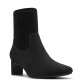 CLARKS</br>Clarks EDINA STRETCH Γυναικεία Μποτάκια Μαύρο Suede