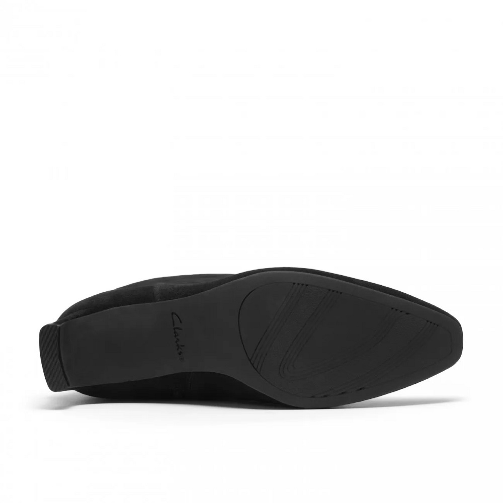 CLARKS</br>Clarks EDINA SLOUCH Γυναικείες Μπότες Μαύρο Suede CLARKS</br>Clarks EDINA SLOUCH Γυναικείες Μπότες Μαύρο Suede