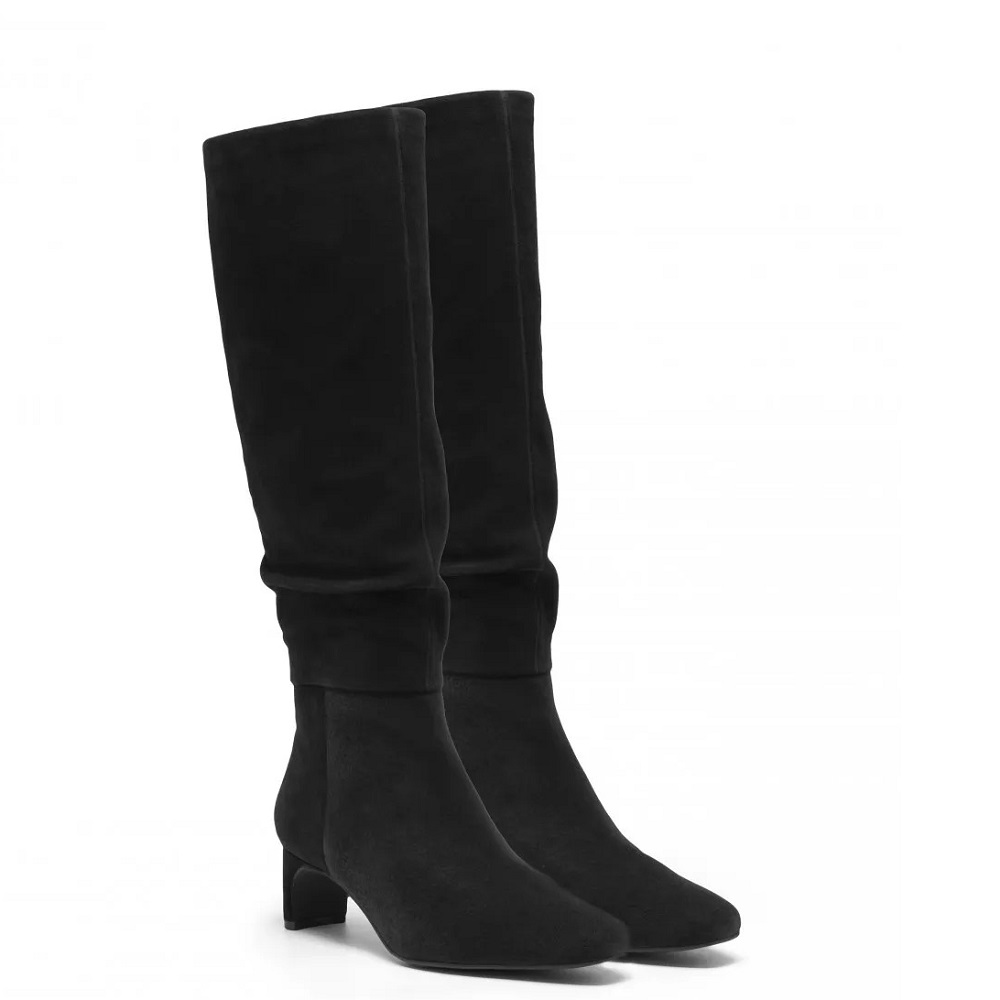 CLARKS</br>Clarks EDINA SLOUCH Γυναικείες Μπότες Μαύρο Suede CLARKS</br>Clarks EDINA SLOUCH Γυναικείες Μπότες Μαύρο Suede
