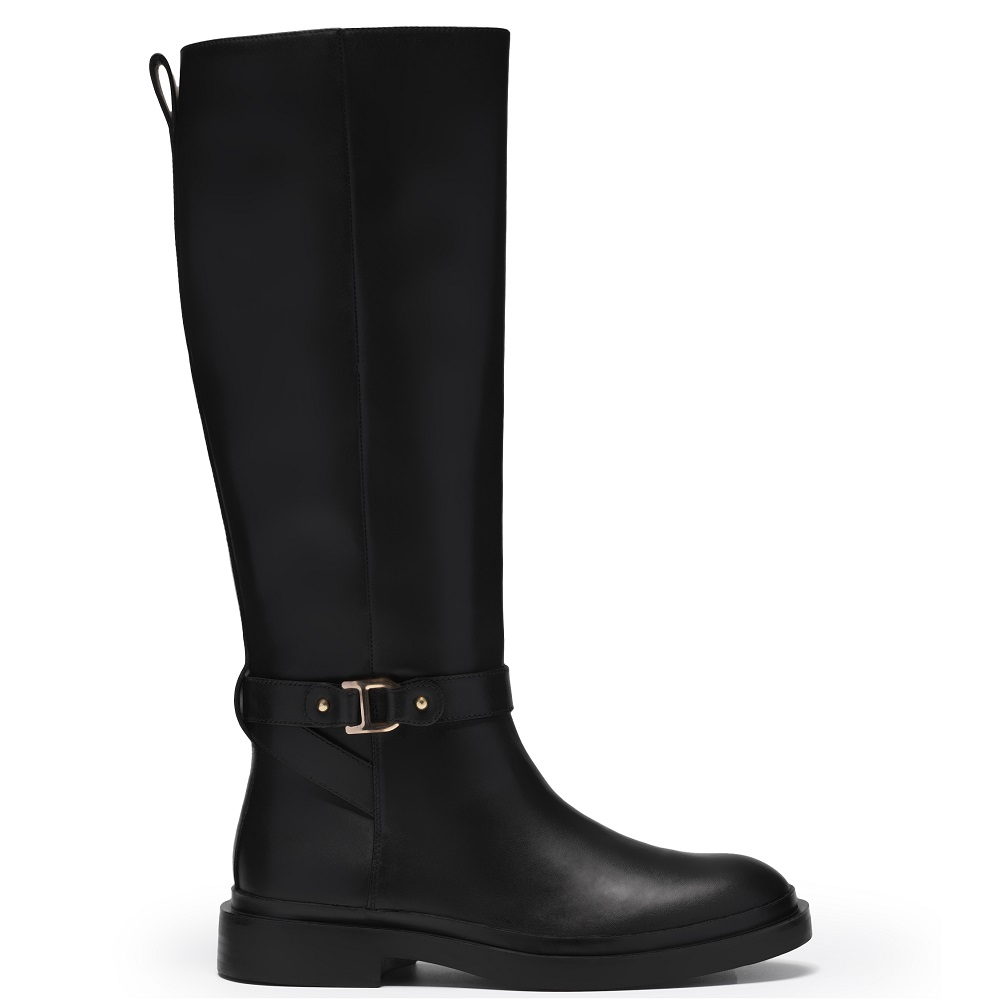 CLARKS</br>Clarks PREVIA BIT Γυναικείες Μπότες Μαύρο Δέρμα