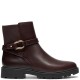 CLARKS</br>Clarks CODE L BAY Γυναικεία Μποτάκια Καφέ Δέρμα