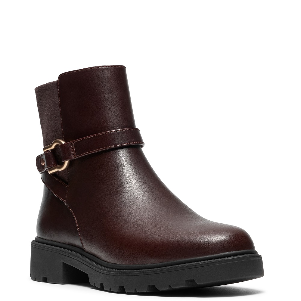 CLARKS</br>Clarks CODE L BAY Γυναικεία Μποτάκια Καφέ Δέρμα