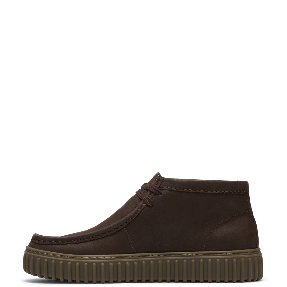 CLARKS</br>Clarks TORHILL HI Ανδρικά Μποτάκια Καφέ Δέρμα CLARKS</br>Clarks TORHILL HI Ανδρικά Μποτάκια Καφέ Δέρμα