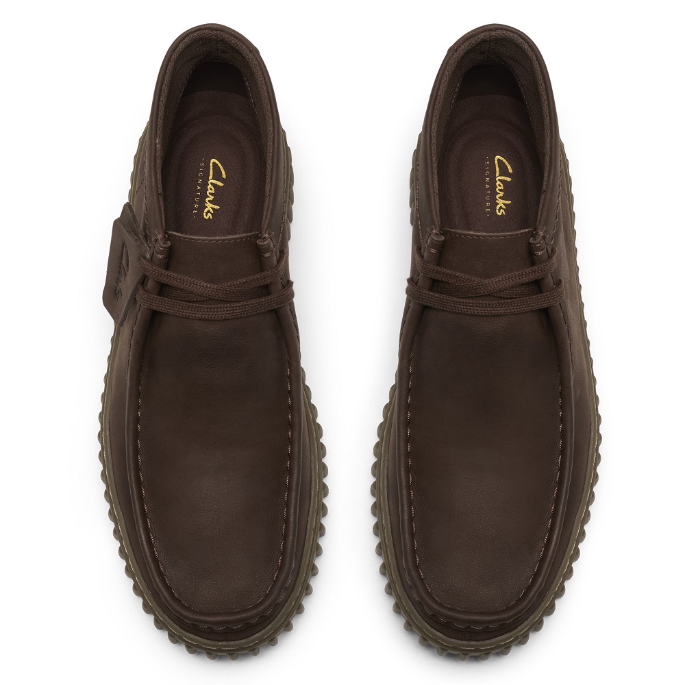 CLARKS</br>Clarks TORHILL HI Ανδρικά Μποτάκια Καφέ Δέρμα CLARKS</br>Clarks TORHILL HI Ανδρικά Μποτάκια Καφέ Δέρμα